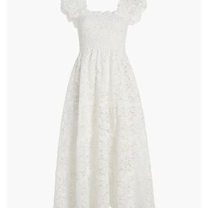 Hill House White Lace Nap Dress